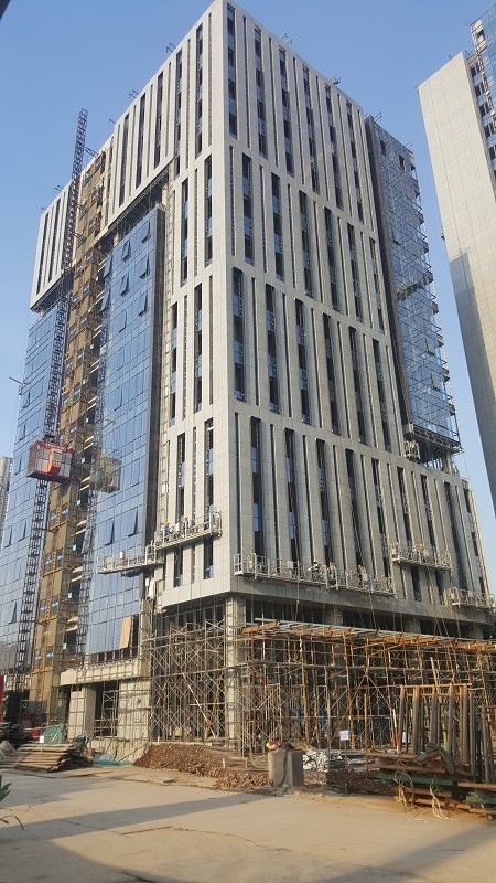 豪鉆吊籃施工案例